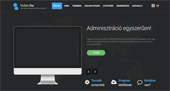 Desktop Screenshot of indas.hu